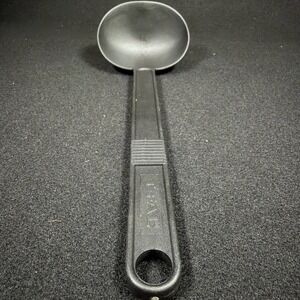 T-Fal Black Nylon Soup Ladle Heat Resistant Kitchen Serving Spoon Made in Canada